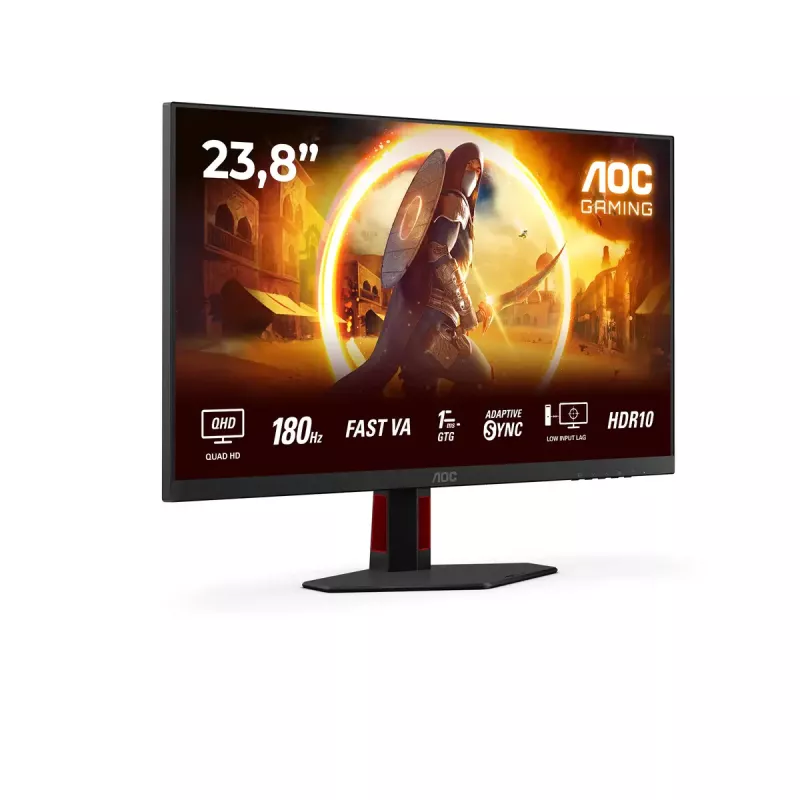 Monitor AOC Q24G4RE 23,8 Zoll Quad HD (2560x1440) Fast IPS 180Hz 1 ms HDR10 DisplayPort 1.4 HDMI 2.0