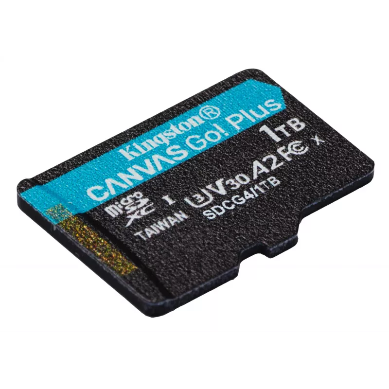 Kingston Technology 1TB microSDXC Canvas Go Plus Gen4 200R A2 U3 Einzelpackung ohne Adapter