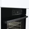 Einbau-Elektrobackofen Gorenje BSA6737E15BG — 77 l, schwarz, digitaler Timer, Konvektion, Grill, Pizzafunktion
