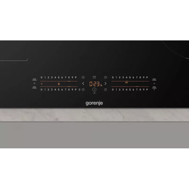 Gorenje Induktionskochfeld GI8432BSCWF, Schwarz, Einbau, 60 cm, Zonen-Induktionskochfeld, Glaskeramik, 4 Zone(n)