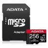 MicroSDXC-Speicherkarte ADATA 256 GB AUSDX256GUI3V30SHA2-RA1 UHS-I Klasse 10 V30 (Lesen 100 MB/s, Schreiben 80 MB/s) mit SD-Adapter