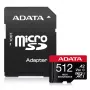 MicroSDXC-Speicherkarte ADATA 512GB UHS‑I U3 V30 Klasse 10 A2, 100/85 MB/s, wasserdicht
