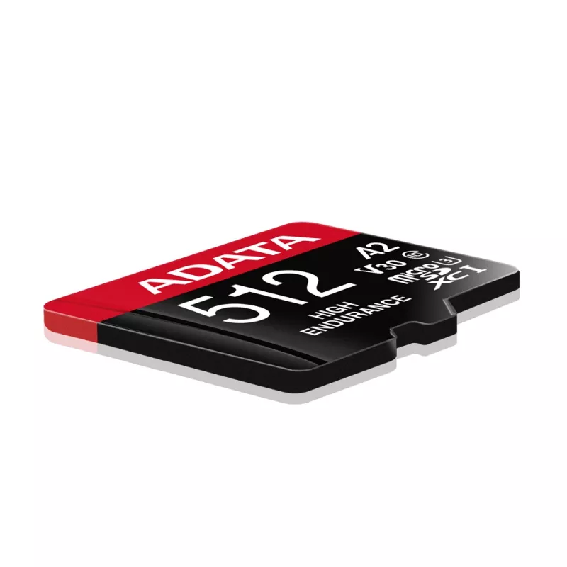 MicroSDXC-Speicherkarte ADATA 512GB UHS‑I U3 V30 Klasse 10 A2, 100/85 MB/s, wasserdicht