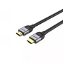 HDMI-Kabel UNITEK C11086GY01-1,5M 1,5 m 48 Gbit/s ARC Schwarz Grau