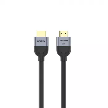 HDMI-Kabel UNITEK C11086GY01-1M 1m 2.1 48 Gbit/s Schwarz Grau