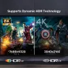 HDMI-Kabel UNITEK C11086GY01-1M 1m 2.1 48 Gbit/s Schwarz Grau
