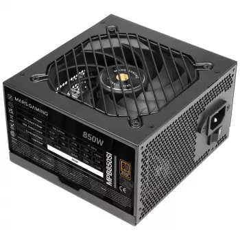 Mars Gaming MPB850SI Netzteil 850 W 24-Pin-ATX ATX Schwarz