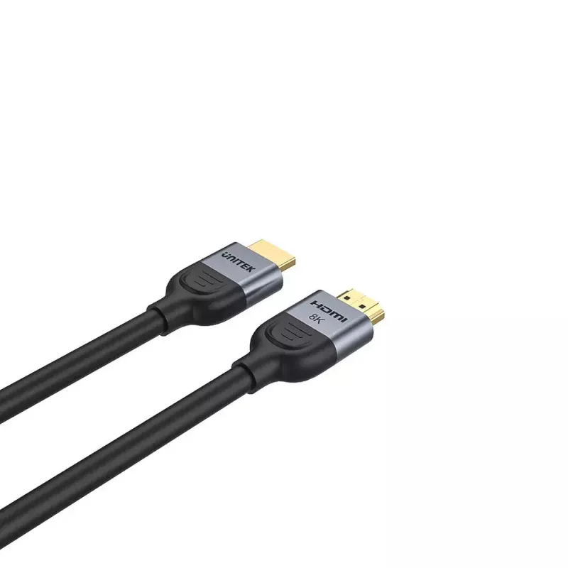 HDMI-Kabel UNITEK C11086GY01-3M 3m 2.1 48 Gbit/s Schwarz Grau