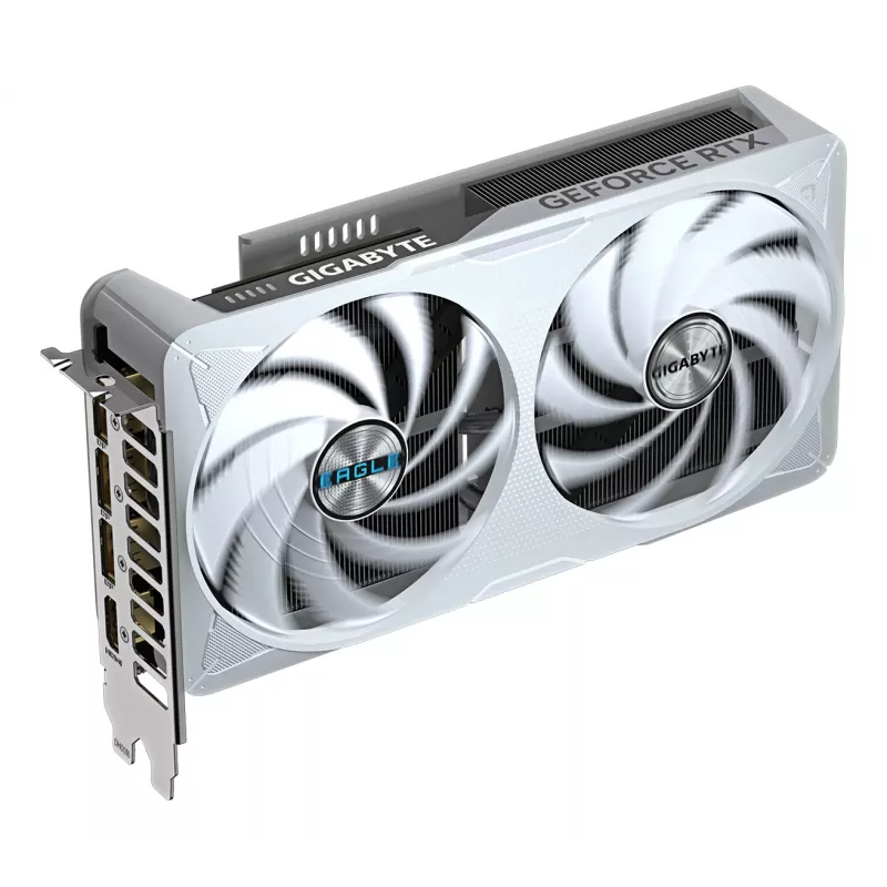 GIGABYTE GeForce RTX 5060 Ti EAGLE OC ICE 8G Grafikkarte – 8 GB GDDR7, 128-Bit, PCI-E 5.0, 2617 MHz Kerntakt, 3 x DisplayPort, 1 x HDMI, GV-N506TEAGLEOC ICE-8GD