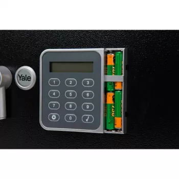 Freistehender Safe Yale YSG/250/DB2 — Stahl, Kombinationsschloss, 16 l, Schwarz, Boden-/Wandmontage