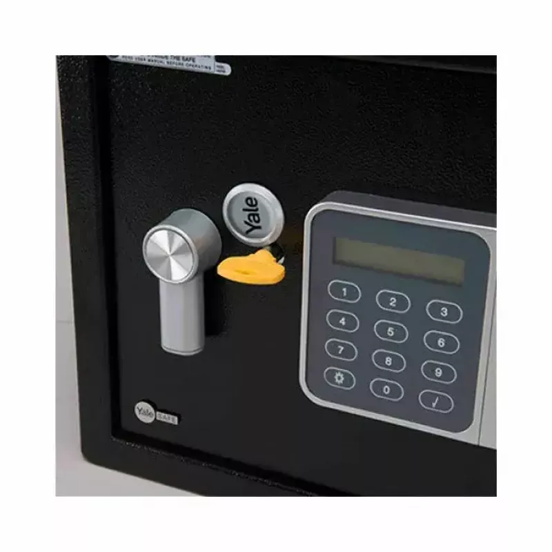 Freistehender Safe Yale YSG/250/DB2 — Stahl, Kombinationsschloss, 16 l, Schwarz, Boden-/Wandmontage