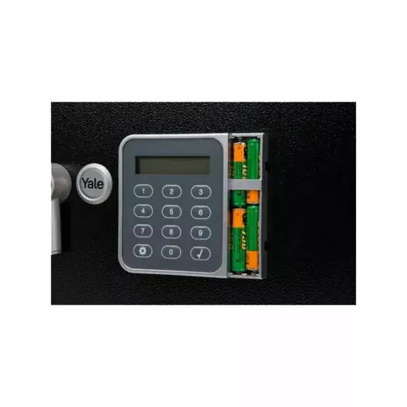 Freistehender Safe Yale YSG/250/DB2 — Stahl, Kombinationsschloss, 16 l, Schwarz, Boden-/Wandmontage