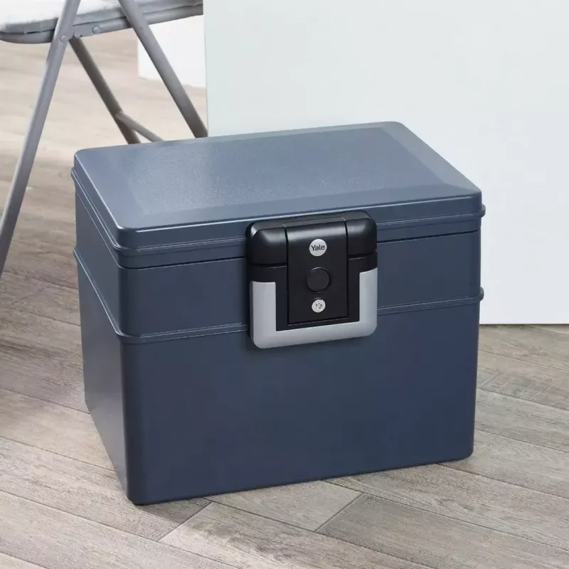 Freistehender Tresor Yale YFWC/329/KB1 16,5 l Schlüsselschloss Schwarz Grau
