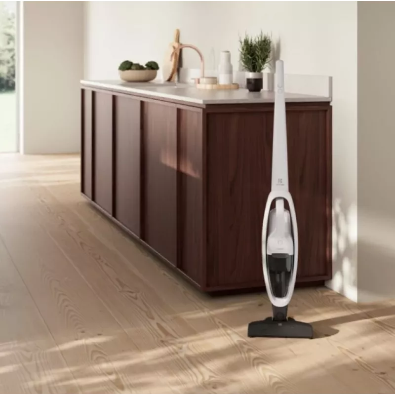 Electrolux ES31CB18SH Stabstaubsauger/elektrischer Besen Batterie Trocken Beutellos 0,3 l Weiß