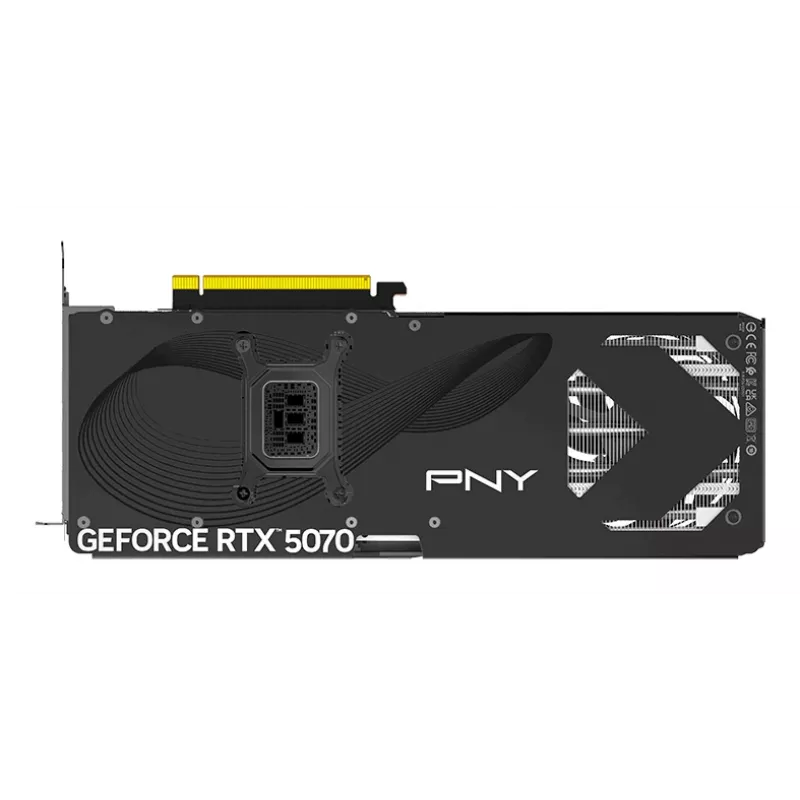 PNY GeForce RTX 5070 12 GB Overclocked Triple Fan - 12 GB GDDR7 - DisplayPort 2.1b / HDMI 2.1b