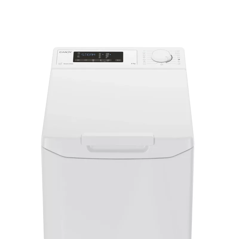 Candy TCAS265D3-S Waschmaschine Toplader 6 kg 1200 U/min Weiß