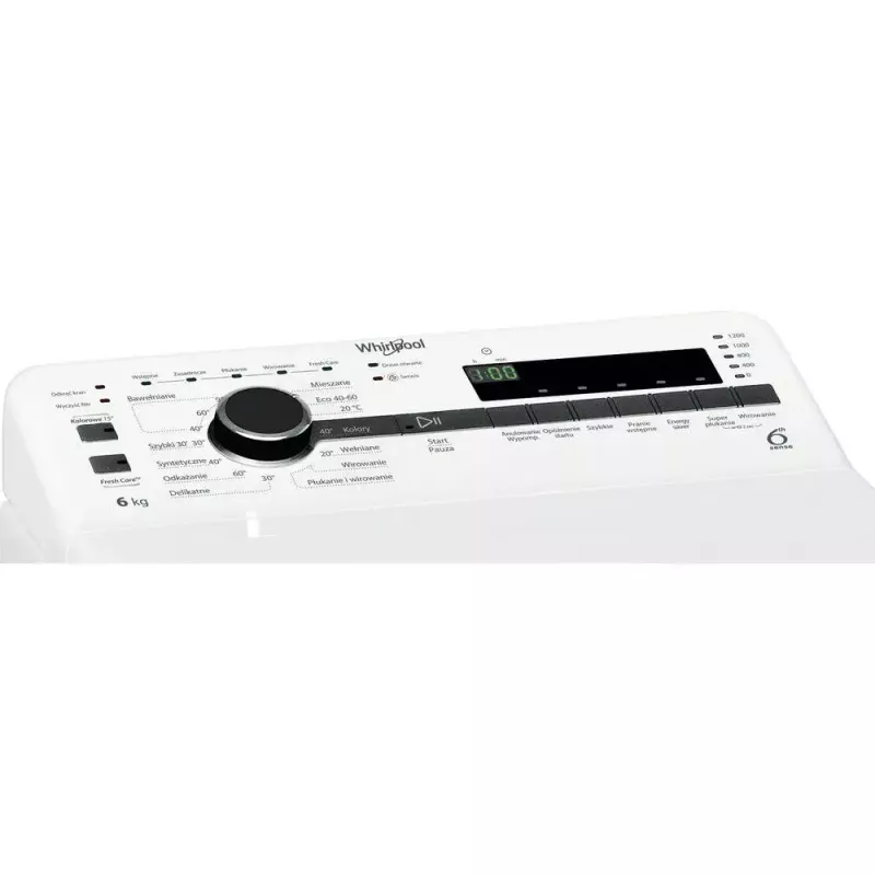 Whirlpool NTDLR 6240SS PL/N Waschmaschine Toplader 6 kg 1151 U/min Weiß