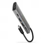 Axagon HMC-5G21 USB 10Gbps Hub, 2x USB-A, 2x USB-C, HDMI 4k/30Hz, PD 60W, USB-C-Kabel