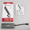 Axagon HMC-5G21 USB 10Gbps Hub, 2x USB-A, 2x USB-C, HDMI 4k/30Hz, PD 60W, USB-C-Kabel