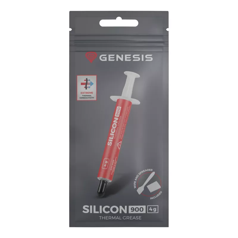 GENESIS Silicon 900, Wärmeleitpaste, Grau, 250 °C, -50 °C, 12,8 W/m·K, 2,8 g/cm³