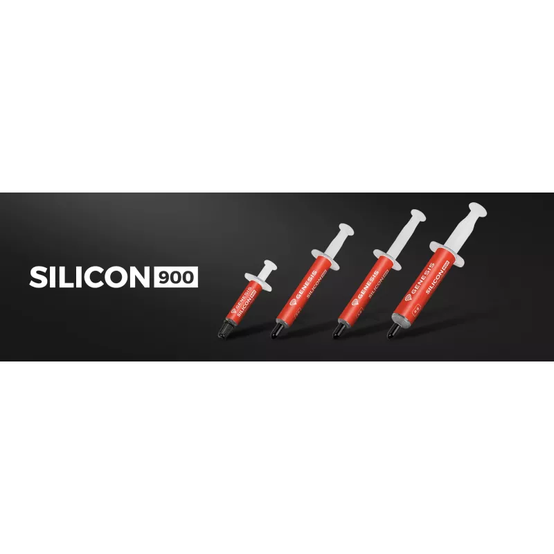 GENESIS Silicon 900, Wärmeleitpaste, Grau, 250 °C, -50 °C, 12,8 W/m·K, 2,8 g/cm³