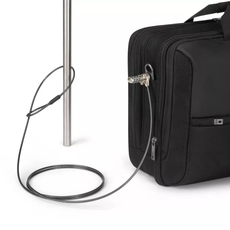 DICOTA Top Traveller Dual Five - 14-16 Zoll Notebook-Tasche - Schwarz / 900d recyceltes PET-Polyester