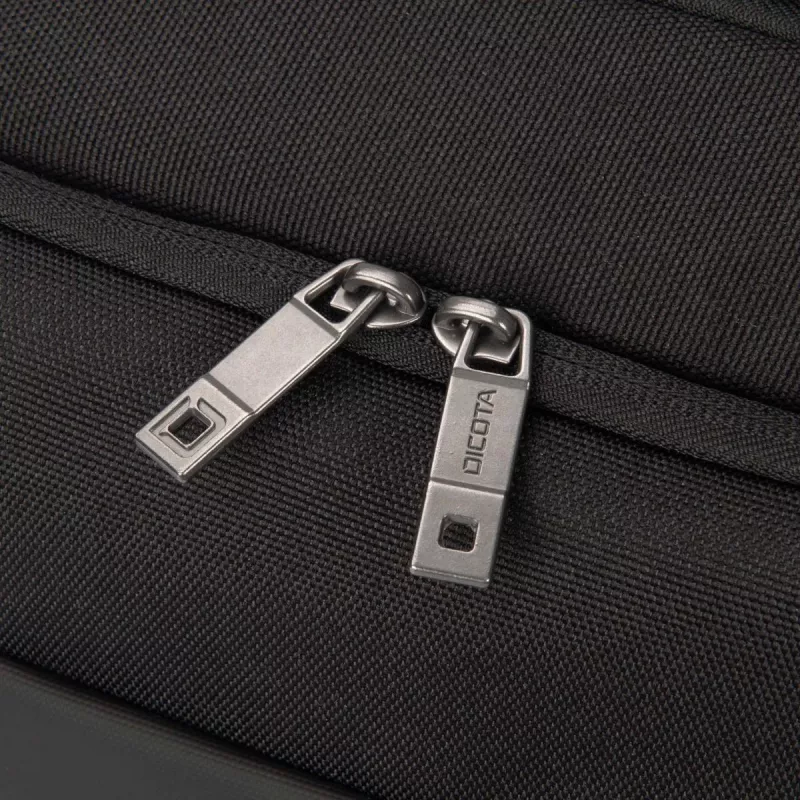 DICOTA Top Traveller Dual Five - 14-16 Zoll Notebook-Tasche - Schwarz / 900d recyceltes PET-Polyester
