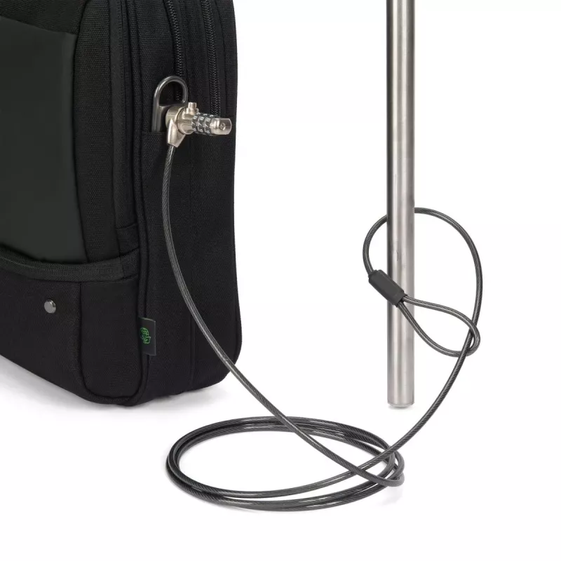DICOTA Top Traveller Five - 12-14 Zoll Notebook-Tasche - Schwarz / 900d recyceltes PET-Polyester