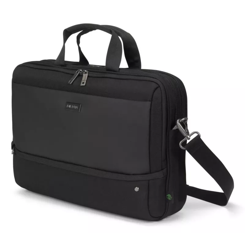 DICOTA Top Traveller Five - 12-14 Zoll Notebook-Tasche - Schwarz / 900d recyceltes PET-Polyester