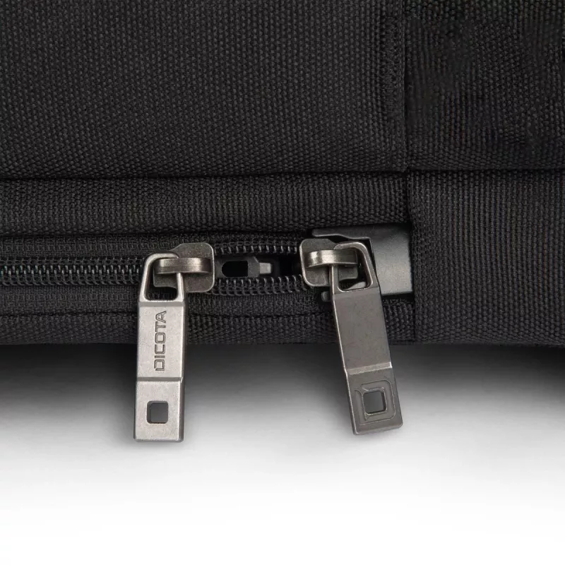 DICOTA Top Traveller Five - 12-14 Zoll Notebook-Tasche - Schwarz / 900d recyceltes PET-Polyester
