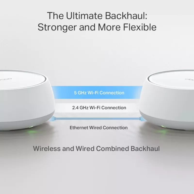 TP-Link BE3600 Whole Home Mesh Wi-Fi 7 System (1er-Pack), Weiß, Intern, Mesh-System, Dualband (2,4 GHz / 5 GHz), Wi-Fi 7 (802.11be), 2882 Mbit/s