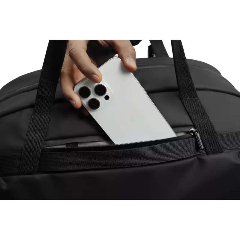 Dufflebag XDDESIGN P706.2901, wasserabweisend, 50×33×26 cm, 900 g, passend für Laptops bis 16 Zoll, Schultergurt, reflektierende Elemente