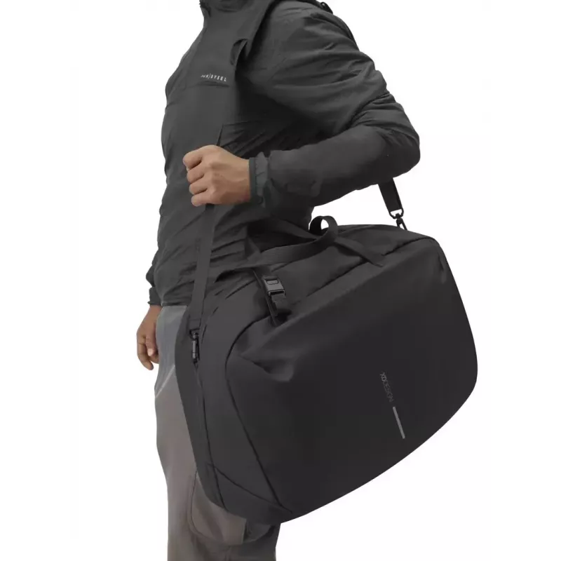 Dufflebag XDDESIGN P706.2901, wasserabweisend, 50×33×26 cm, 900 g, passend für Laptops bis 16 Zoll, Schultergurt, reflektierende Elemente