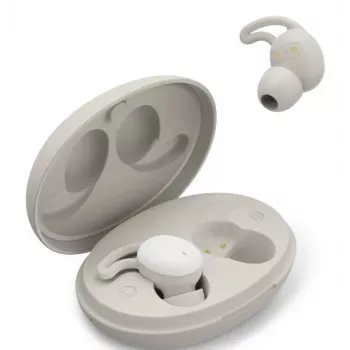Hama Spirit Calm Headset True Wireless Stereo (TWS) In-Ear Anrufe/Musik Bluetooth Beige, Weiß