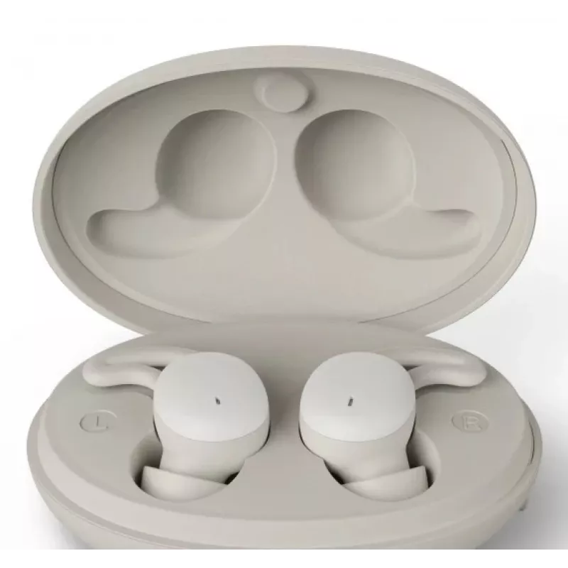 Hama Spirit Calm Headset True Wireless Stereo (TWS) In-Ear Anrufe/Musik Bluetooth Beige, Weiß