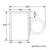 Frontlader-Waschmaschine Bosch WAN2405MPL, 7 kg, 1200 U/min, Energieeffizienzklasse A, LED-Anzeige, weiß