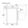 Waschmaschine Bosch WUU28T10PL, Frontlader, 8–9 kg Kapazität, 1400 U/min, Energieeffizienzklasse A