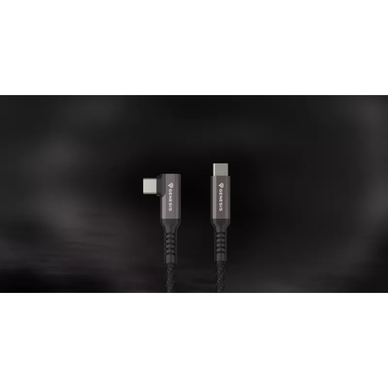 GENESIS NVC-2219 USB-Kabel USB 3.2 Gen 2 (3.1 Gen 2) 5 m USB C Schwarz, Grau