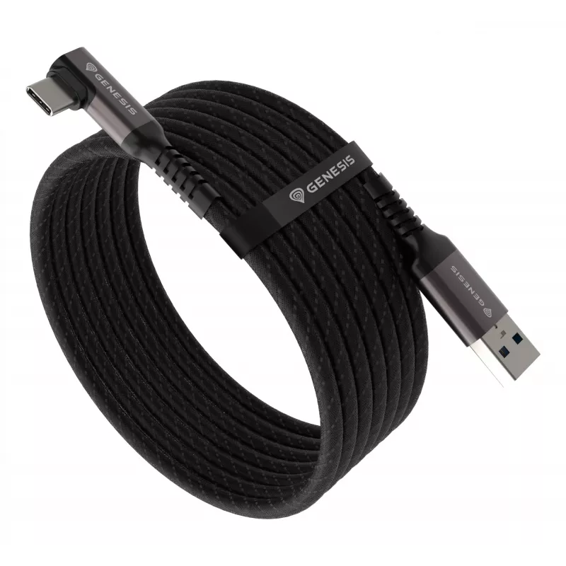 GENESIS NVC-2220 USB-Kabel USB 3.2 Gen 1 (3.1 Gen 1) 3 m USB A USB C Schwarz, Grau