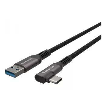 GENESIS NVC-2221 USB-Kabel USB 3.2 Gen 1 (3.1 Gen 1) 5 m USB A USB C Schwarz, Grau
