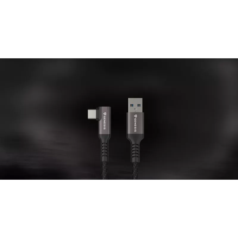 GENESIS NVC-2221 USB-Kabel USB 3.2 Gen 1 (3.1 Gen 1) 5 m USB A USB C Schwarz, Grau