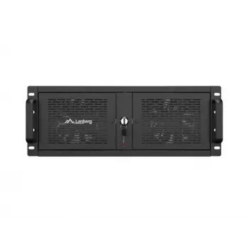 Rack-Gehäuse Lanberg SC01-5204-12B 4U Schwarz 5 Lüfter