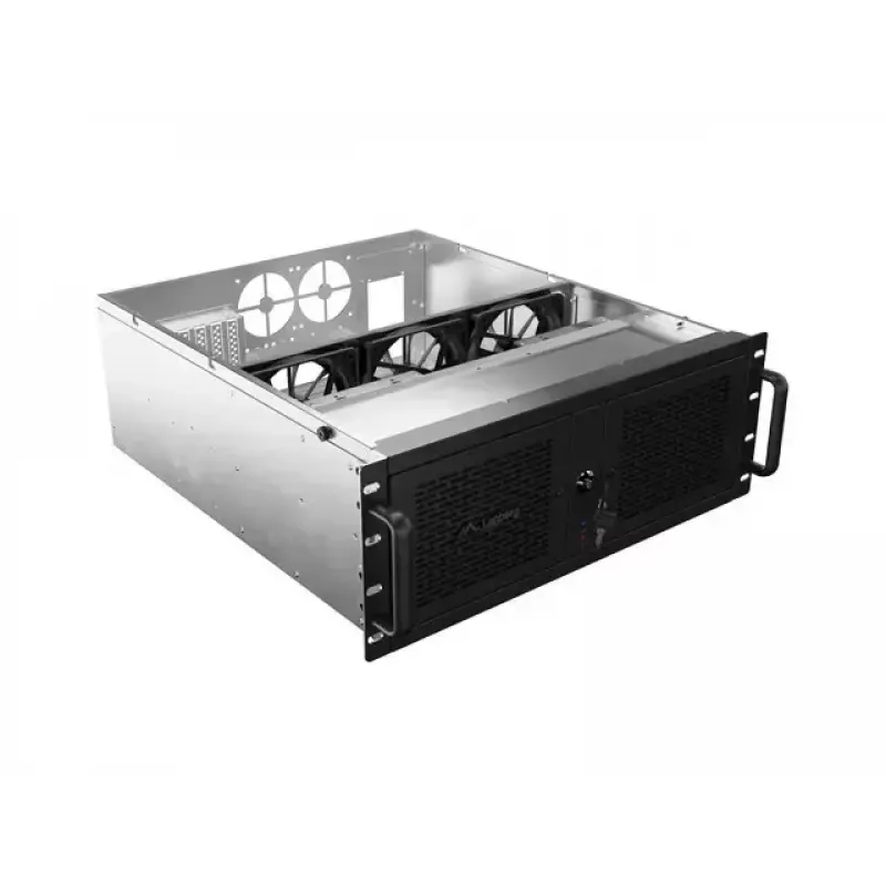 Rack-Gehäuse Lanberg SC01-5204-12B 4U Schwarz 5 Lüfter