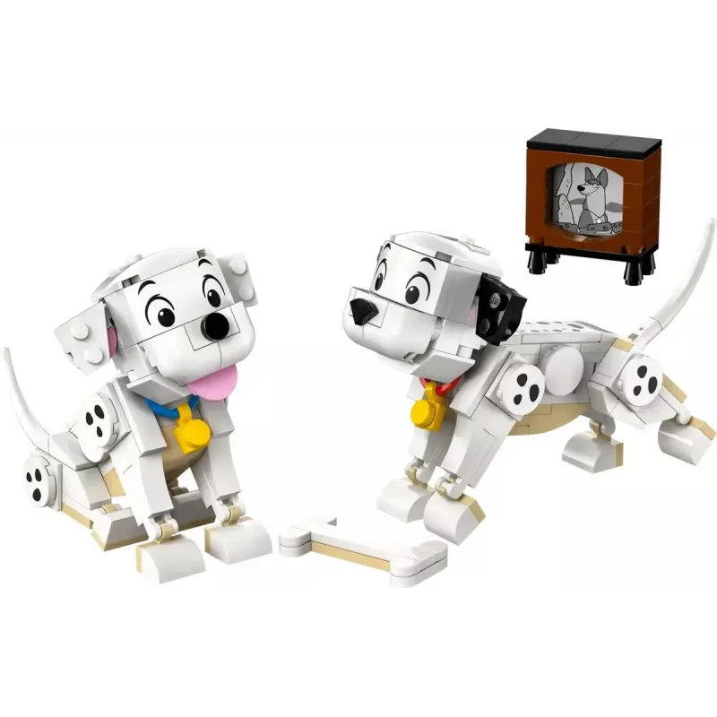 Konstruktionsspielzeug LEGO Disney Classic Puppies Lucky und Penny Set 43271, 268 Teile, Höhe 90 mm, Alter 6+