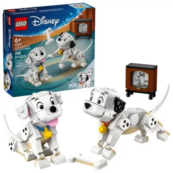 Konstruktionsspielzeug LEGO Disney Classic Puppies Lucky und Penny Set 43271, 268 Teile, Höhe 90 mm, Alter 6+