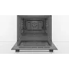 Einbau-Elektrobackofen Bosch Serie 2 HBF114ES0 — 66 l, Edelstahl, Touch- und Drehregler, 7 Programme, Grill, Heißluft, 50–275 °C
