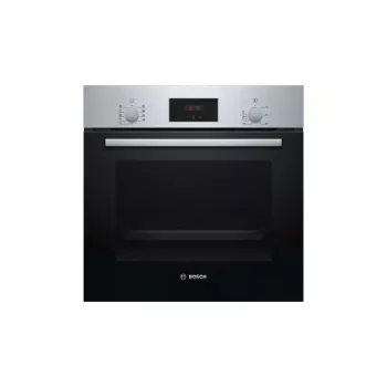 Einbau-Elektrobackofen Bosch Serie 2 HBF114ES0 — 66 l, Edelstahl, Touch- und Drehregler, 7 Programme, Grill, Heißluft, 50–275 °C
