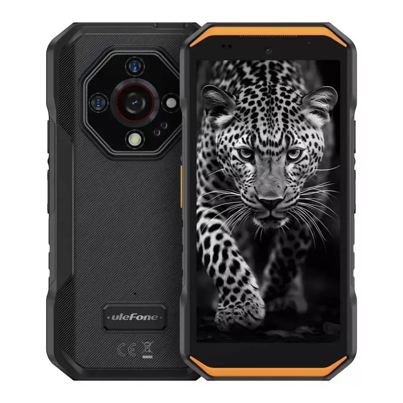 Robustes Smartphone UleFone Armor X32 6,0 Zoll 6 GB RAM 128 GB Speicher Leuchtendes Orange, Energieeffizienzklasse B