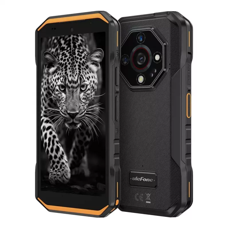 Robustes Smartphone UleFone Armor X32 6,0 Zoll 6 GB RAM 128 GB Speicher Leuchtendes Orange, Energieeffizienzklasse B