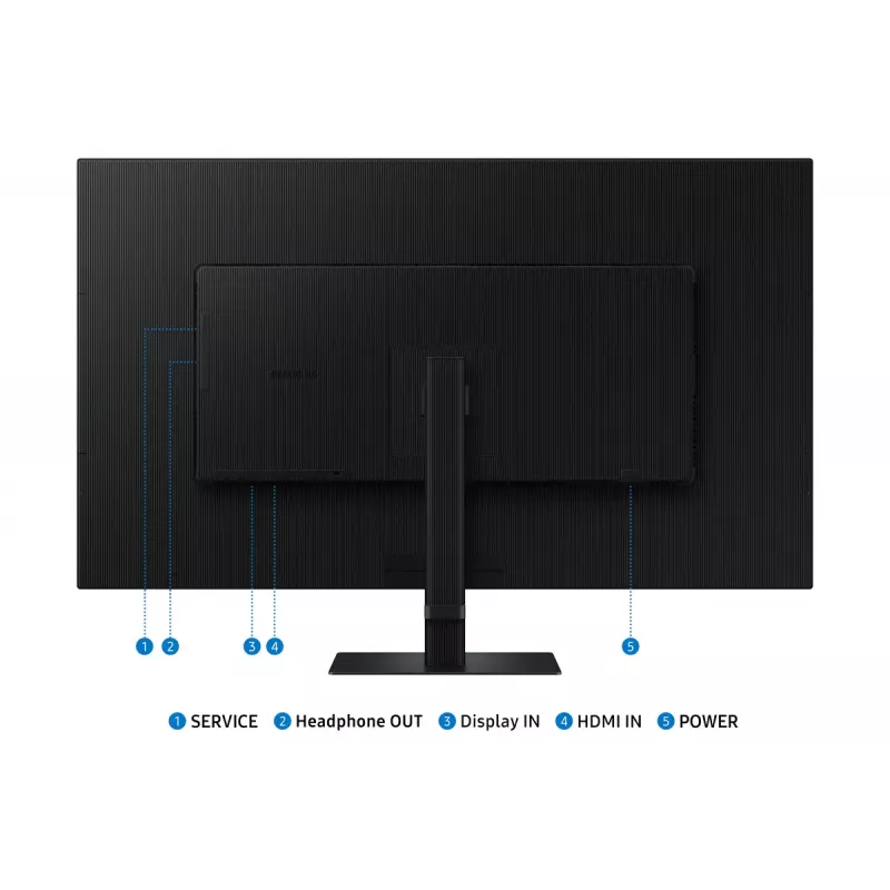 Samsung S70D Computermonitor 94 cm (37 Zoll) 3840 x 2160 Pixel 4K Ultra HD LCD Schwarz
